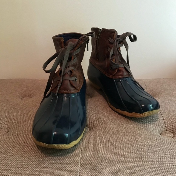 Sperry Top-Sider Saltwater Duck Boot | Blue - Picture 2 of 10